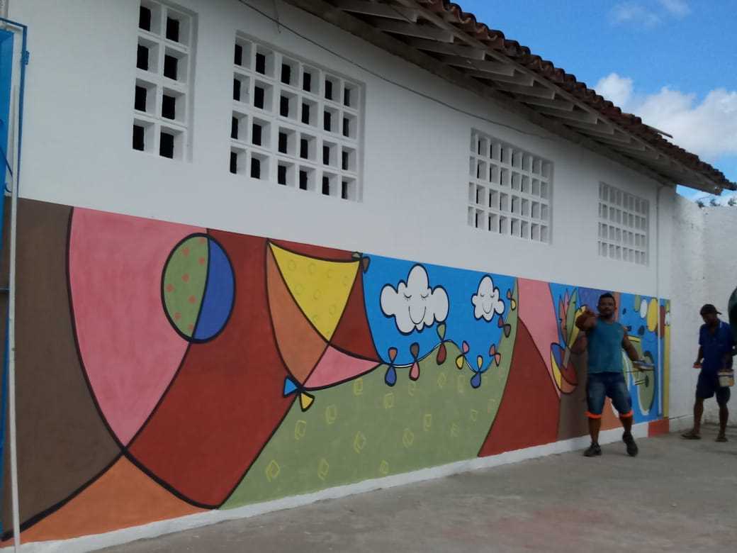 Camacã: Creche Rosalina Pinto ganha nova pintura